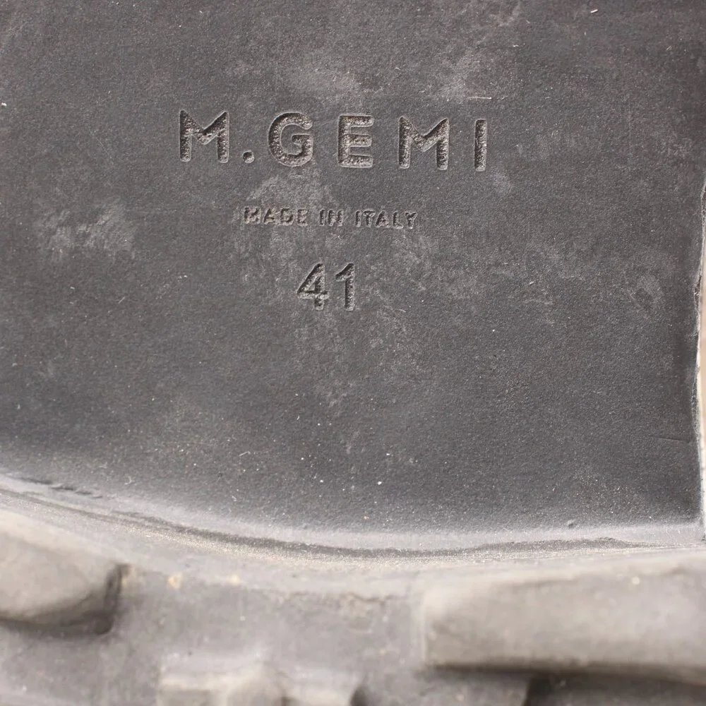 M. Gemi The Gianna Taupe Women's Size EU 41 Croco Printed Leather Slip On - Picture 3 of 10